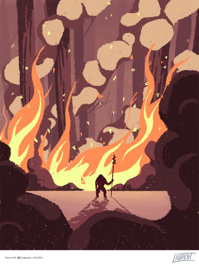 Laurent-Ferrante-illustration-forest-fire